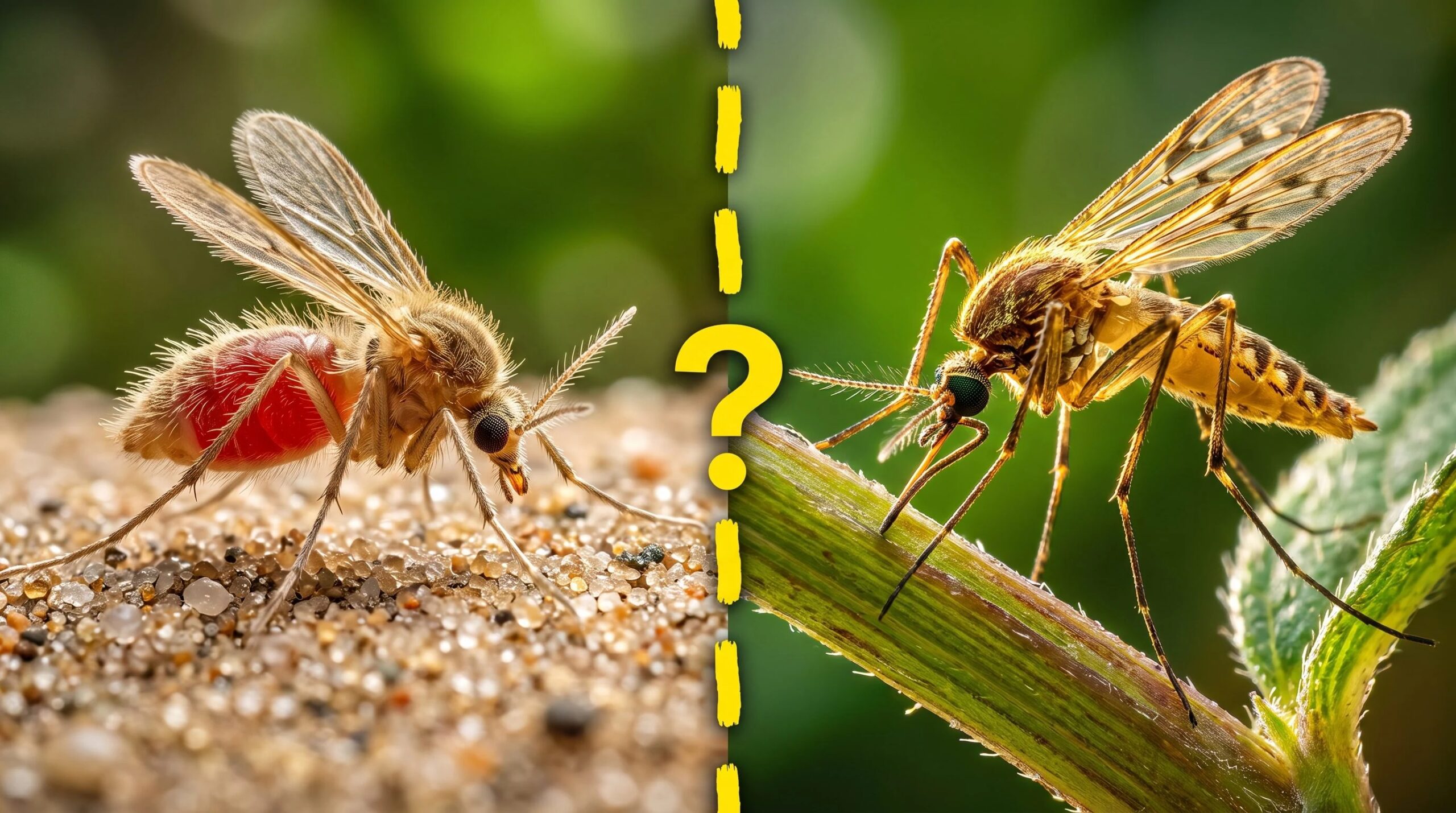 Quelle est la différence entre les moustiques et les phlébotomes : comment les reconnaître et distinguer les piqûres