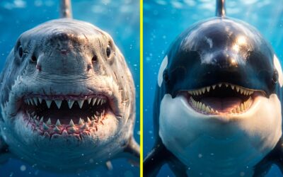 Qui est le plus fort entre l&rsquo;orque et le requin blanc : le cétacé gagne grâce à sa taille et ses techniques de chasse mortelles