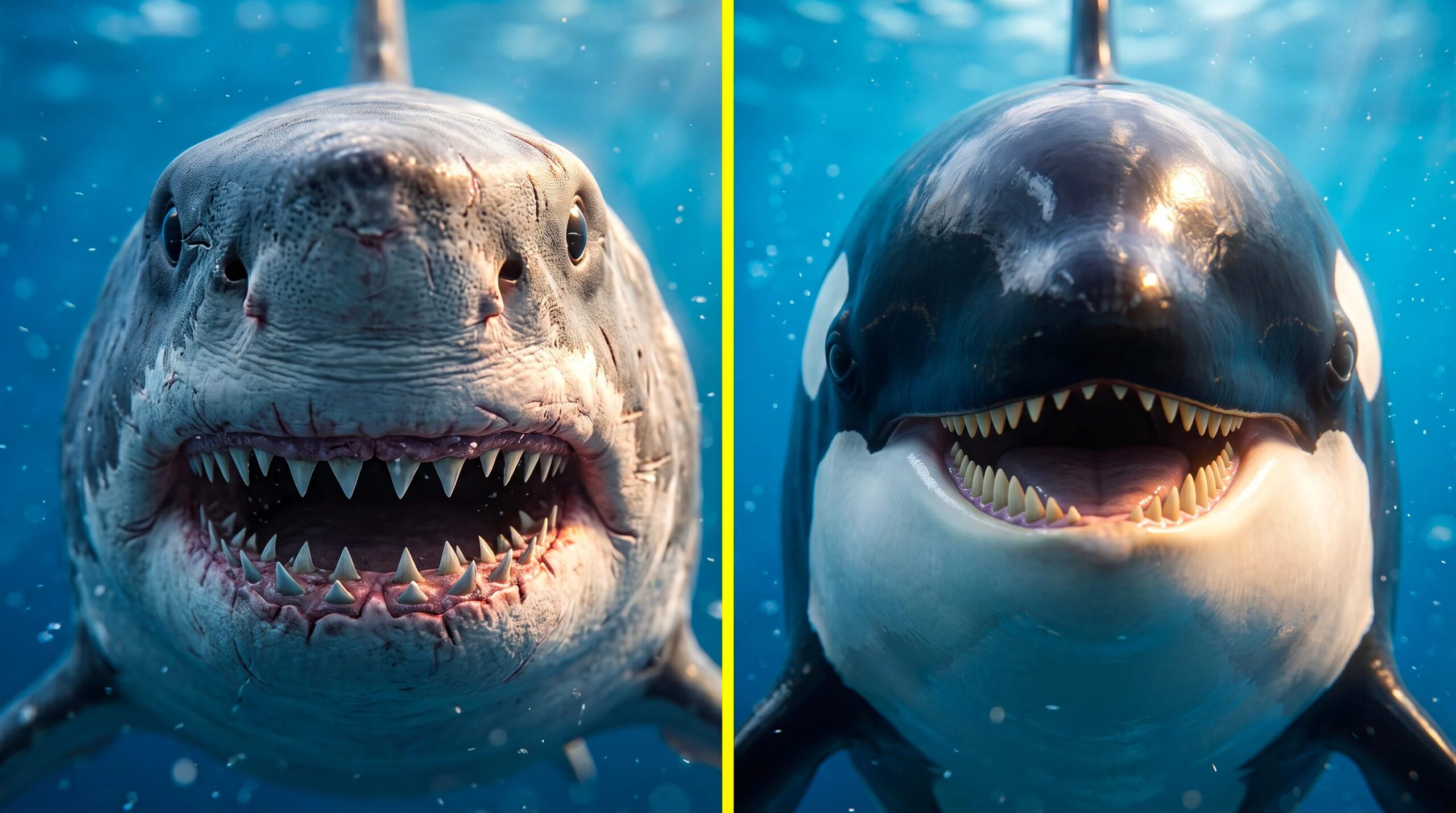 Qui est le plus fort entre l'orque et le requin blanc : le cétacé gagne grâce à sa taille et ses techniques de chasse mortelles