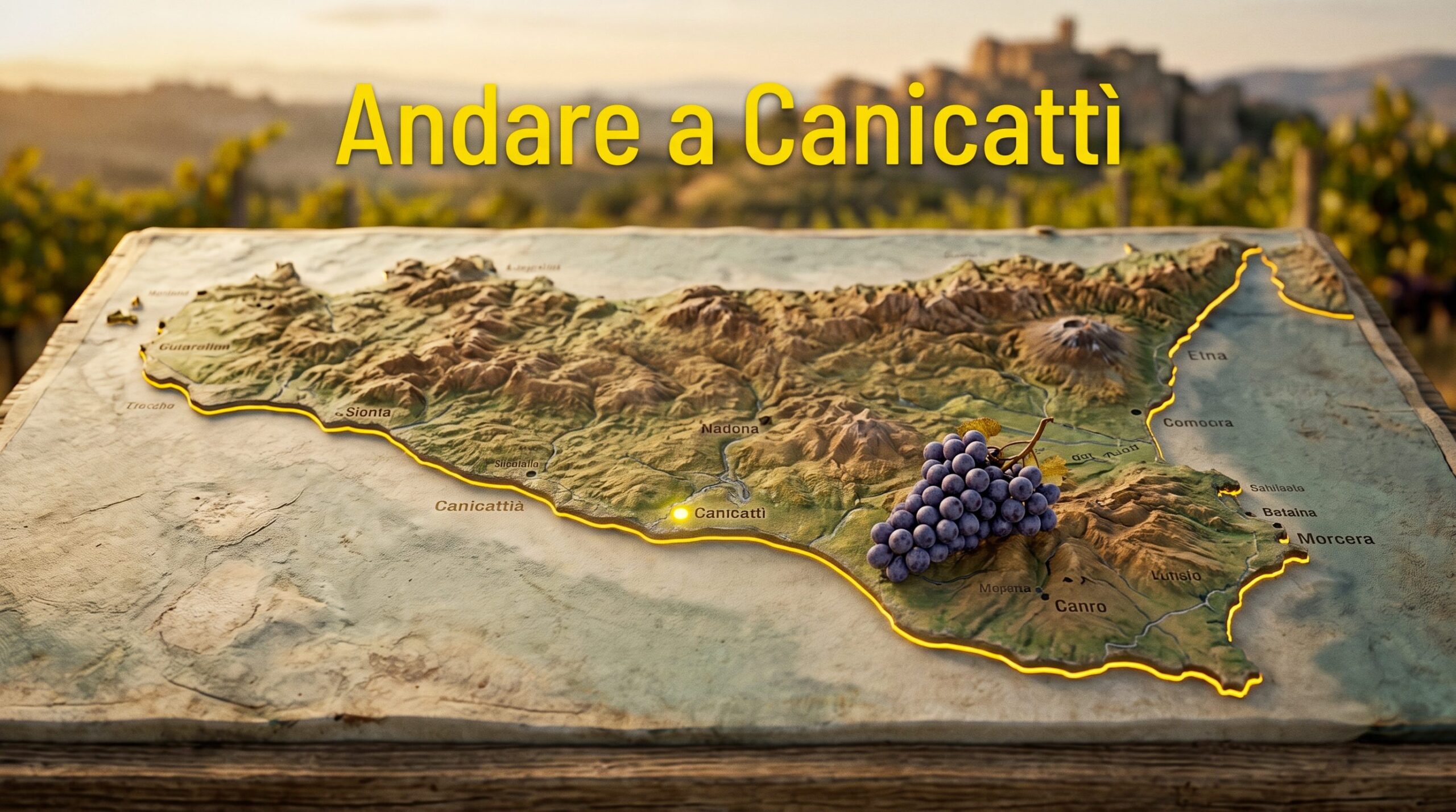 Parce qu'on dit d'aller à Canicattì pour indiquer un lieu lointain : où il se trouve et son origine