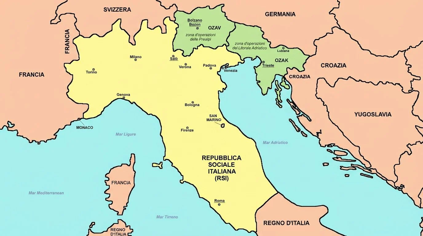 Qu'était la République sociale italienne : l'État fasciste né dans le nord de l'Italie en 1943