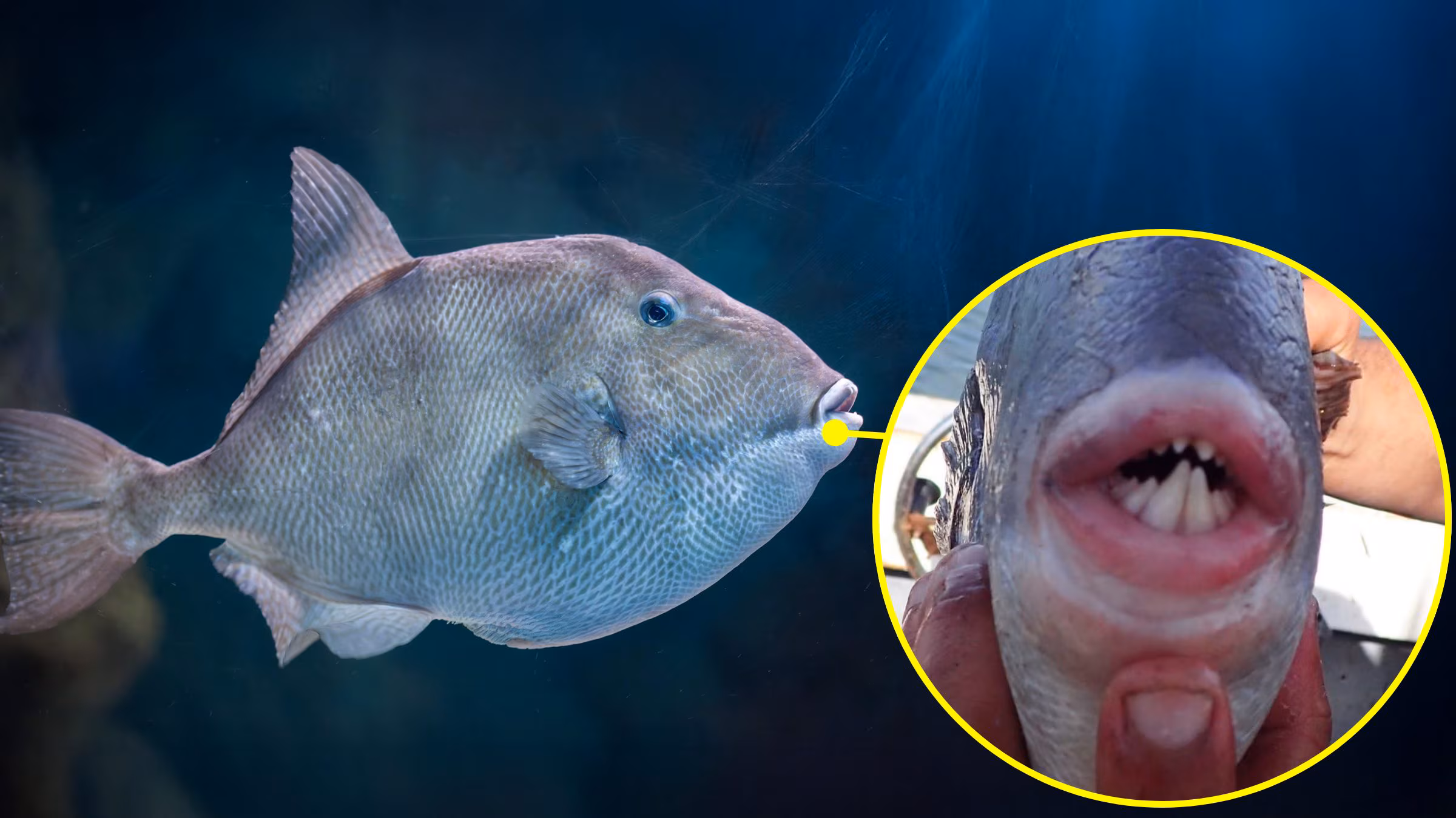 La morsure du baliste peut briser les coquilles des mollusques : comment sont fabriquées ses dents