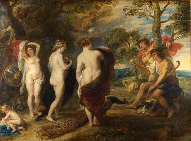 Le Jugement de Pâris de Rubens (XVIIe siècle)
