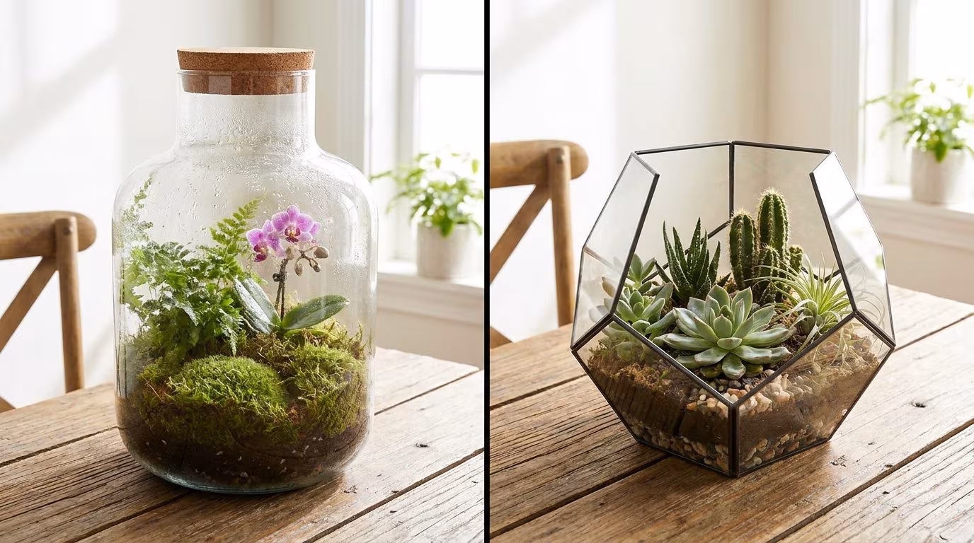 Terrarium ouvert ou fermé ? Quelles sont les différences et comment choisir la bonne