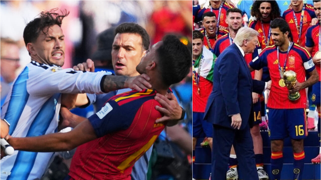 La bagarre Paredes, Trump en photo avec la coupe : une finale de Coupe du monde gâchée par le narcissisme