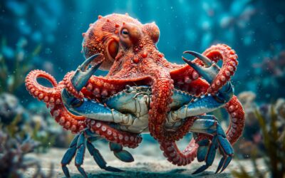 Les poulpes mangent des crabes bleus : la recherche italienne se concentre sur leur relâchement dans la mer pour les combattre