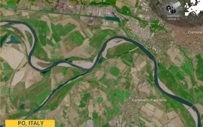 Le niveau du Pô n&rsquo;a jamais été aussi bas : la mer monte sur 25 km dans le Delta, il y a une urgence de sécheresse