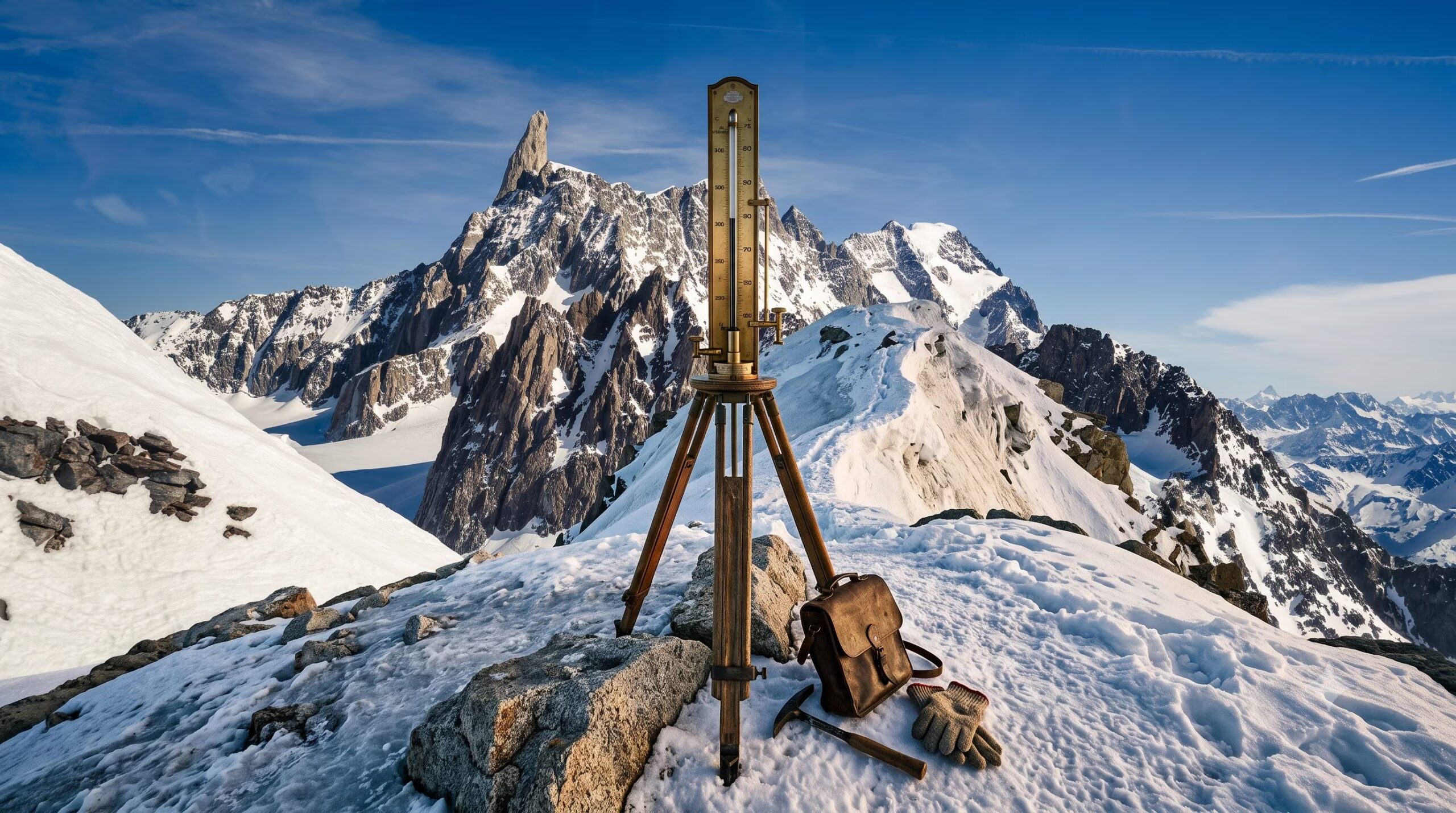 La première ascension du Mont Blanc n'était pas une prouesse sportive : l'expérience scientifique de 1786 à 4 810 m