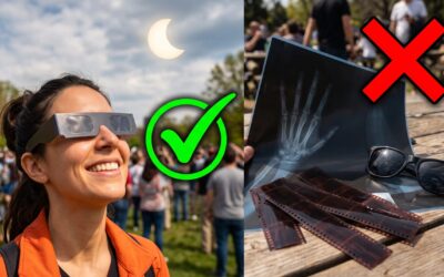 Pourquoi ne pas observer l&rsquo;éclipse solaire sans lunettes ou avec des méthodes de bricolage : risques et dégâts pour le MoS