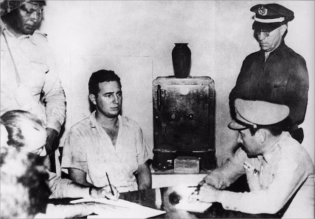 Fidel après l'arrestation (Wikimedia Commons)