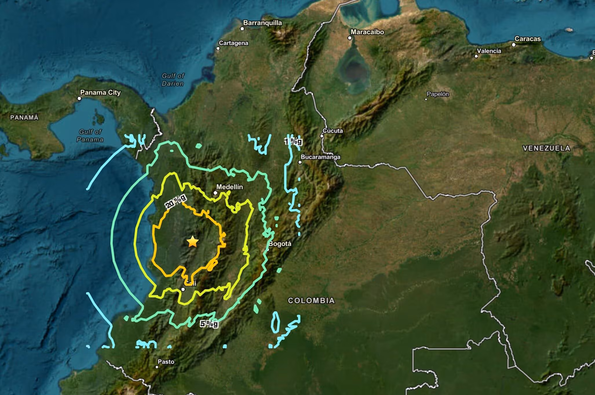 Séisme en Colombie de M7.4, les causes géologiques du séisme : plaque de Nazca et faille de plus de 100 km