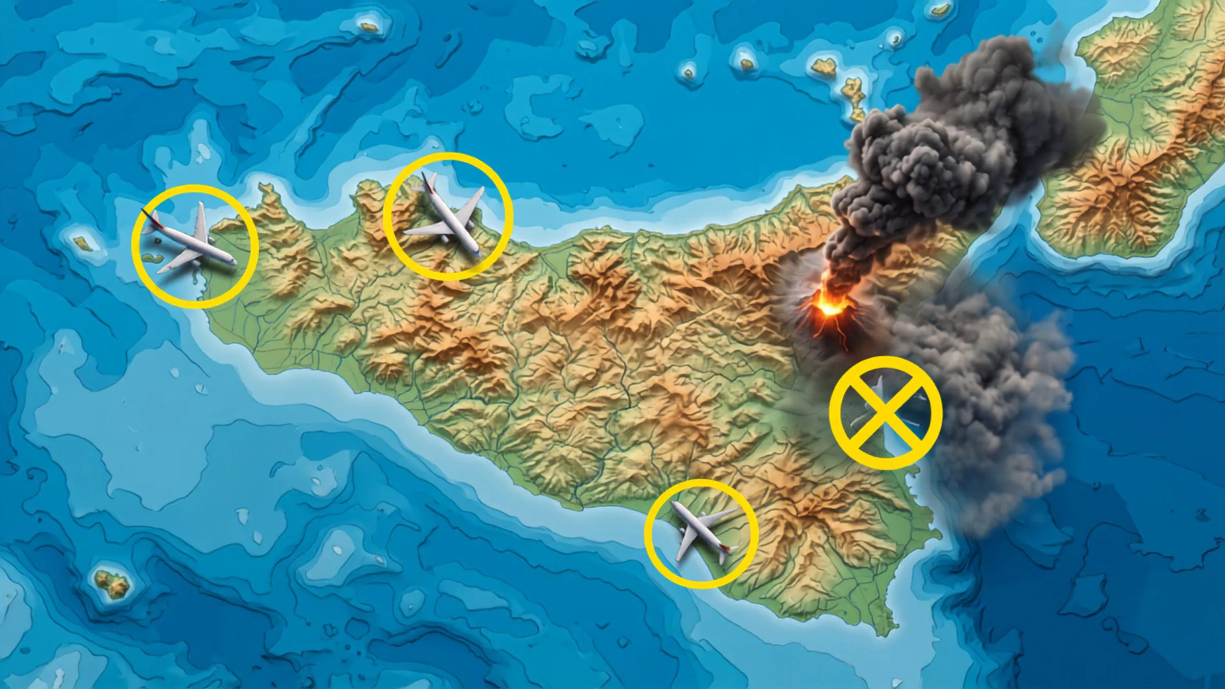 L'Etna continue d'entrer en éruption, l'aéroport de Catane fermé jusqu'au 15 août : aéroports alternatifs