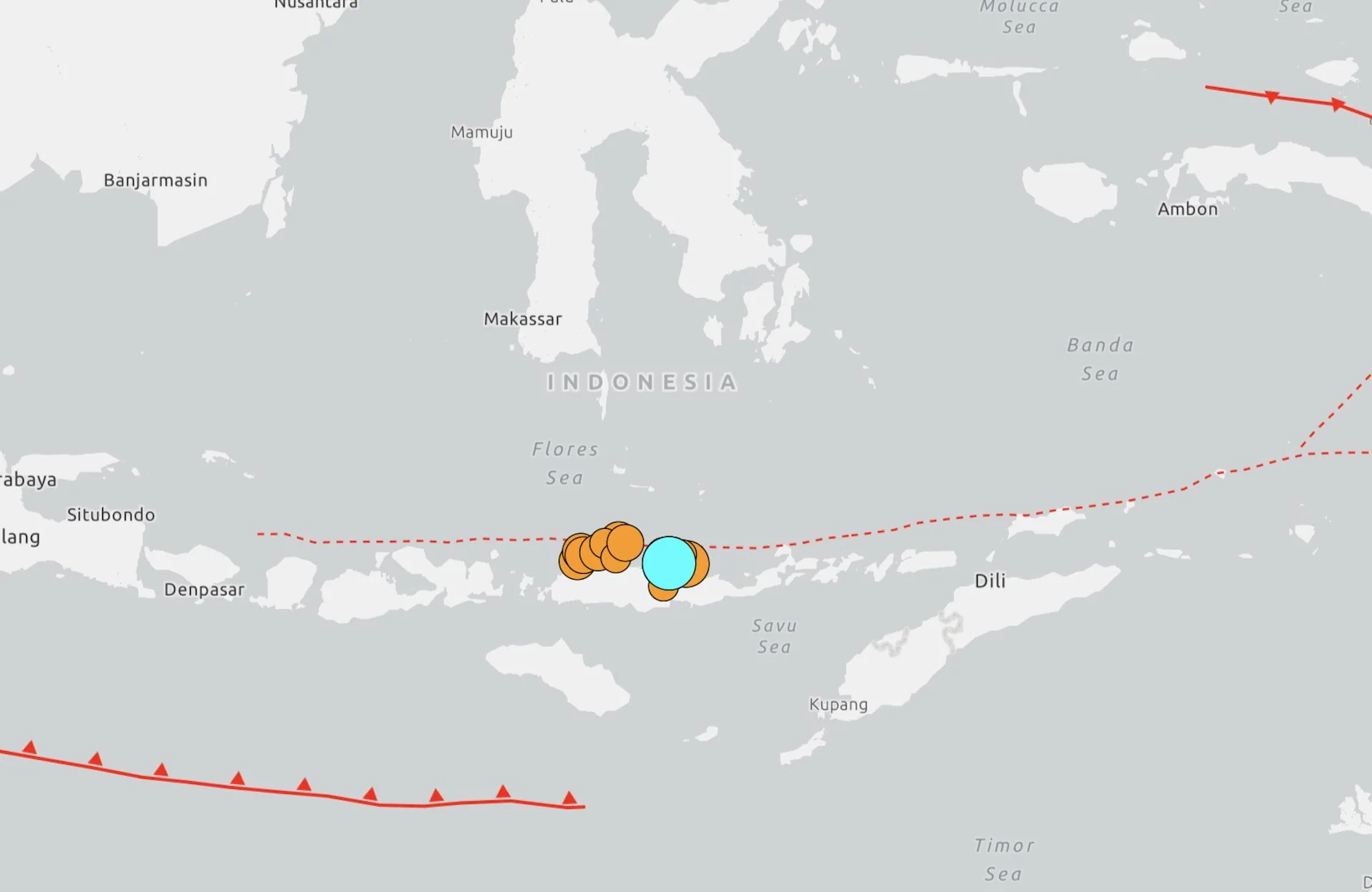 Séisme en Indonésie de magnitude 7,7, choc sur l'île de Flores : des bâtiments effondrés et au moins 20 morts
