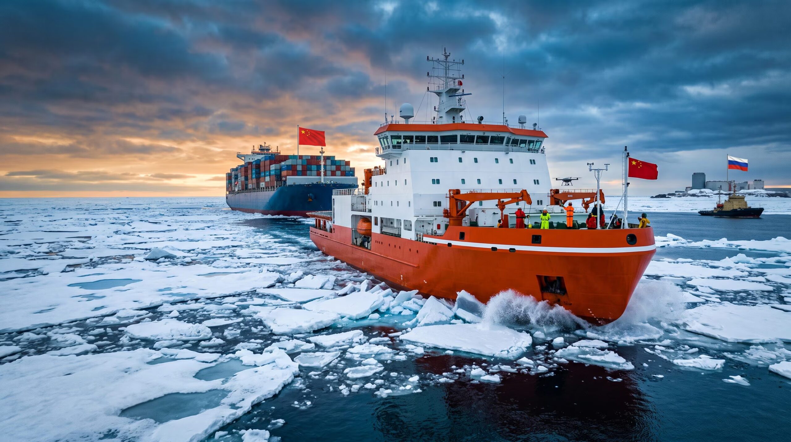 La Chine crée la Route de la Soie Glacée dans l'Arctique : la Route de la Soie Glacée, la route commerciale de 20 jours
