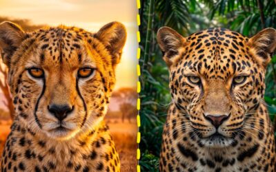 Qui est le plus rapide entre le guépard et le léopard et les différences dans la reconnaissance des deux félins par leurs taches et leur physique
