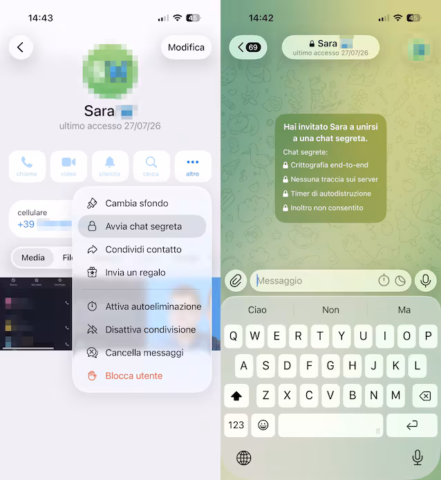 Comment activer les discussions secrètes sur Telegram.