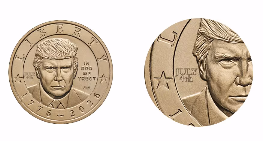 La Monnaie américaine frappe la pièce de 1 dollar avec Trump, président en exercice : combien cela coûte et comment elle est fabriquée