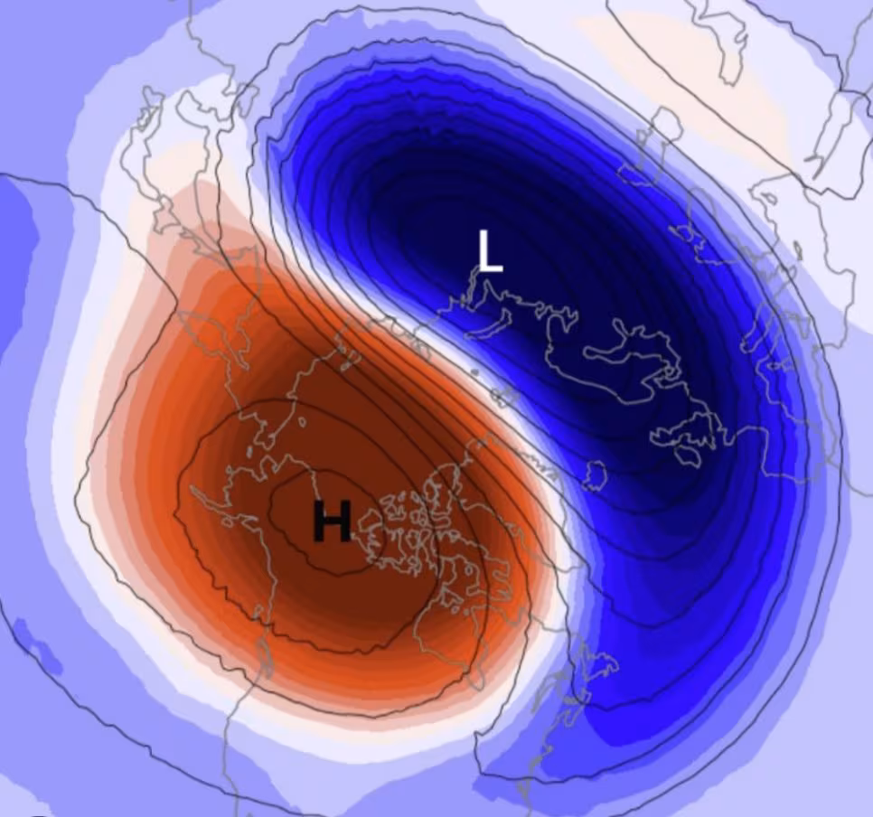 Vortex polaire et interactions possibles avec El Niño en hiver : qu'adviendra-t-il du climat en Italie ?