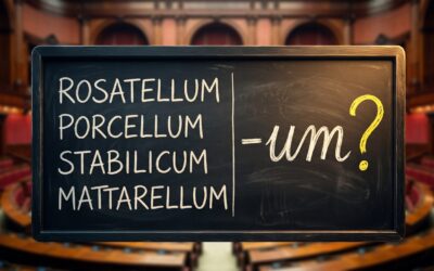 Rosatellum, Mattarellum, Stabilicum : pourquoi les lois électorales ont des noms se terminant par -um