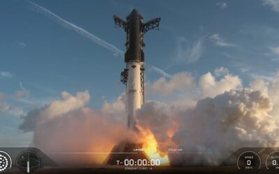 SpaceX lance le premier vol orbital de Starship, transportant 26 satellites Starlink V3