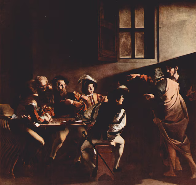 Vocation de saint Matthieu Caravage