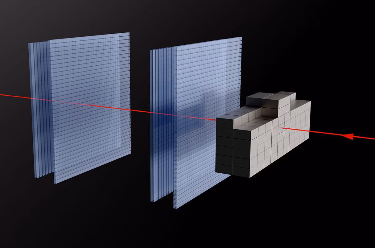 Le laser génère des particules pour voir les objets à travers des murs de 2 mètres : l'étude des muons