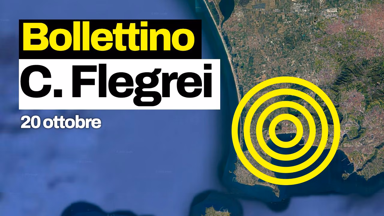 Campi Flegrei, 68 tremblements de terre et soulèvement de sol de 10 mm par mois : nouveau bulletin INGV