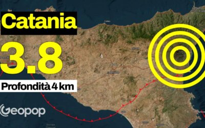 Séisme Md3,8 dans la province de Catane, épicentre à Milo : choc ressenti jusqu&rsquo;à Taormina
